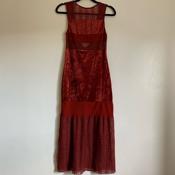Free People Dresses & Skirts - Free People Intimately Burn Red Maxi Dress